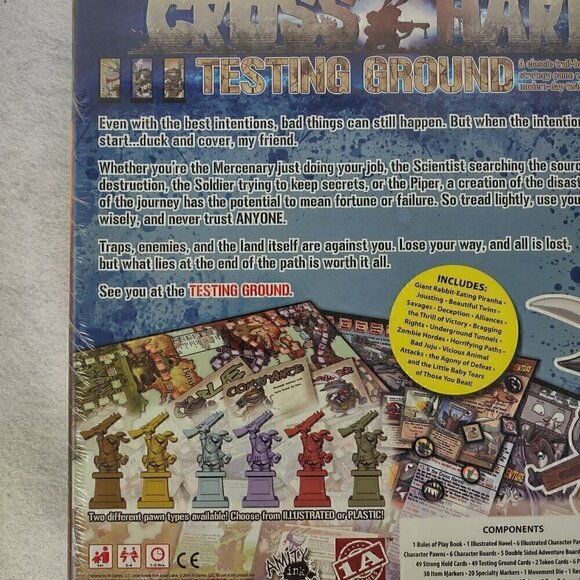 Cross Hares Testing Ground Board Games New, Unopened Original Wrap - Picture 5 of 11